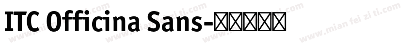 ITC Officina Sans字体转换
